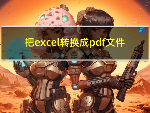 把excel转换成pdf文件的相关图片