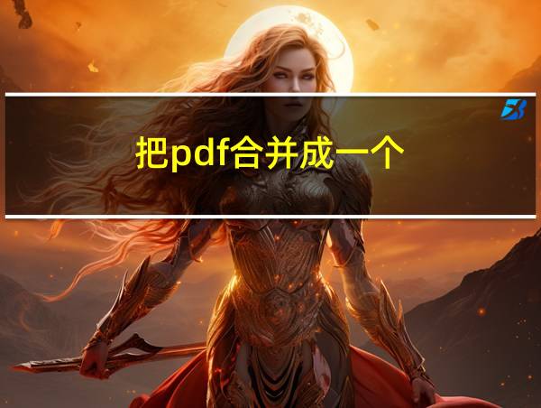 把pdf合并成一个的相关图片