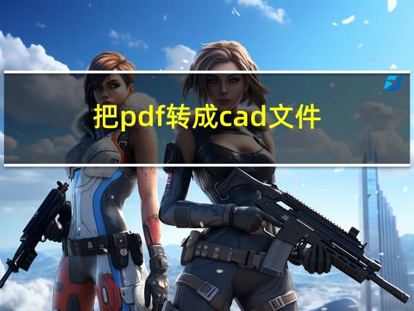 把pdf转成cad文件的相关图片