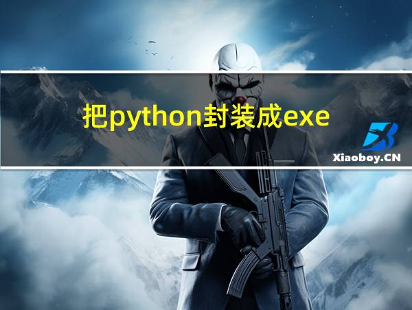 把python封装成exe的相关图片