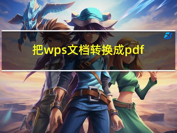 把wps文档转换成pdf的相关图片