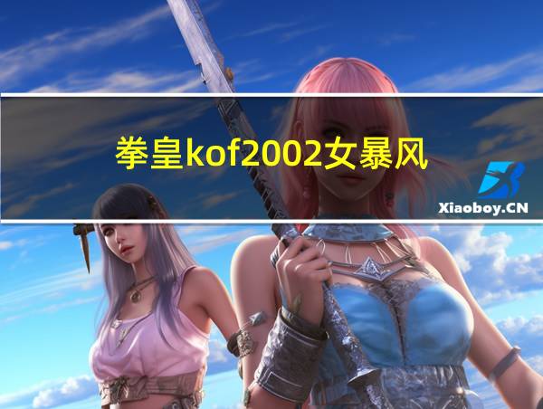 拳皇kof2002女暴风的相关图片