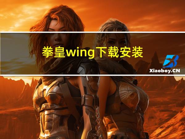 拳皇wing下载安装的相关图片