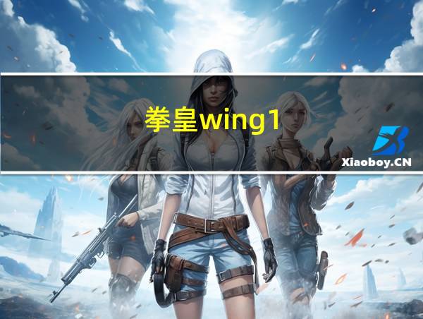 拳皇wing1.7无敌版的相关图片