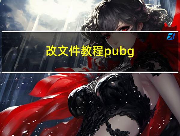 改文件教程pubg的相关图片