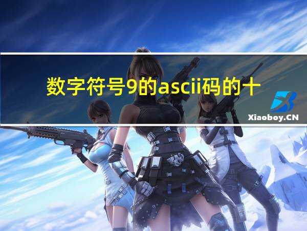 数字符号9的ascii码的十进制表示为49的相关图片