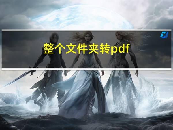 整个文件夹转pdf的相关图片