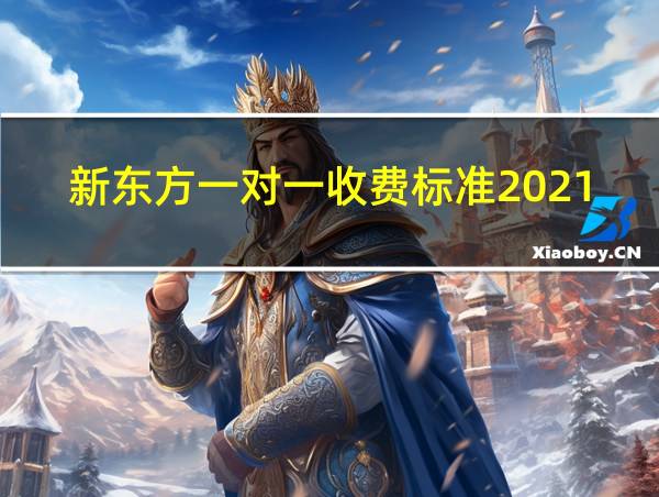 新东方一对一收费标准2021高中的相关图片