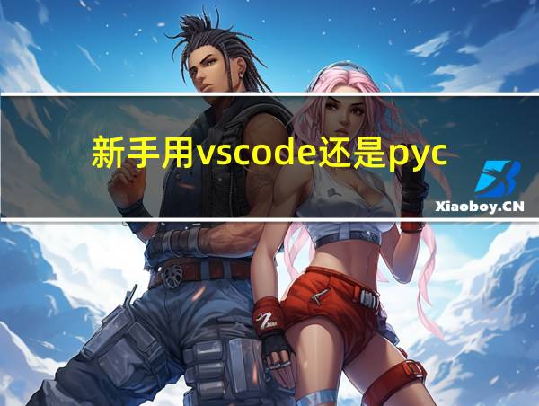 新手用vscode还是pycharm的相关图片