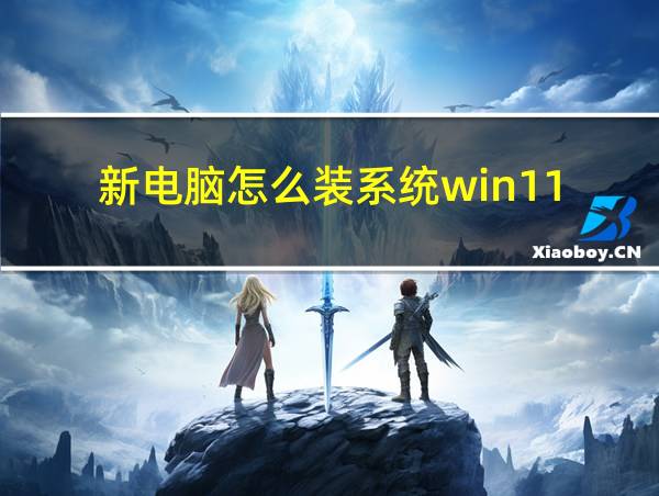 新电脑怎么装系统win11的相关图片