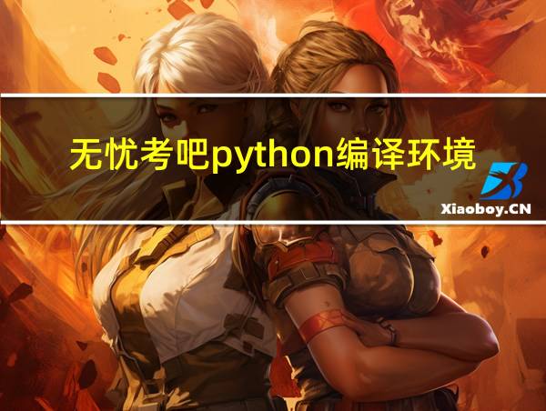 无忧考吧python编译环境不存在的相关图片