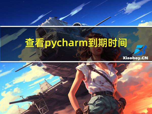 查看pycharm到期时间的相关图片