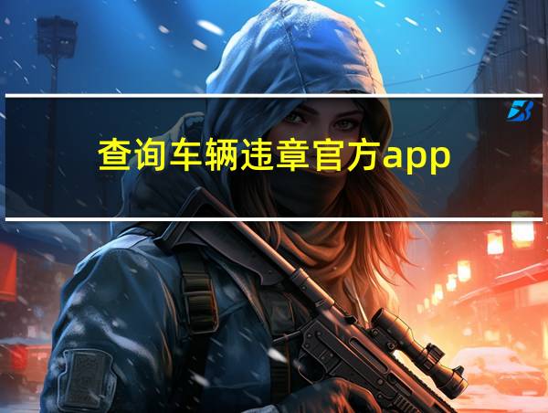 查询车辆违章官方app的相关图片