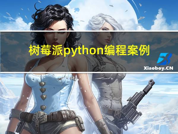 树莓派python编程案例的相关图片