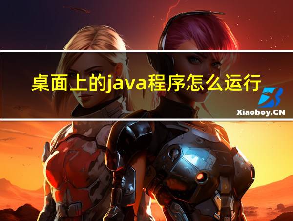 桌面上的java程序怎么运行的相关图片