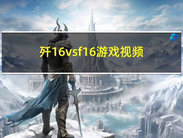 歼16vsf16游戏视频的相关图片