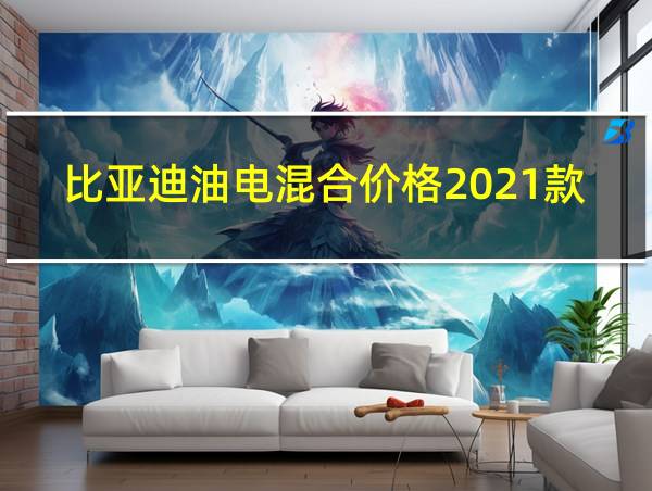 比亚迪油电混合价格2021款怎么样的相关图片