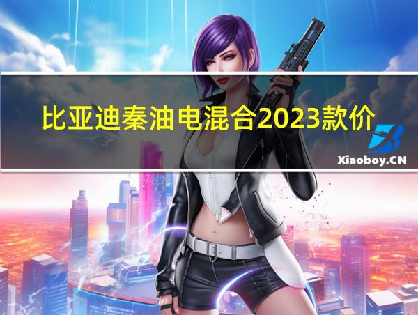 比亚迪秦油电混合2023款价格的相关图片