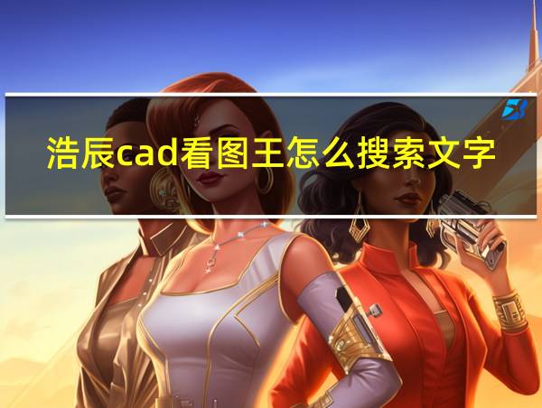 浩辰cad看图王怎么搜索文字的相关图片