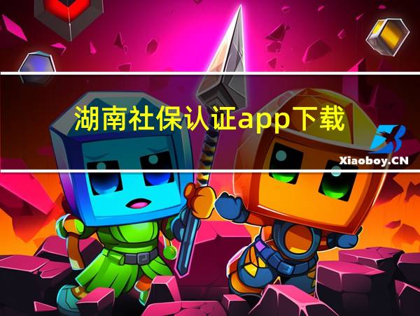 湖南社保认证app下载的相关图片