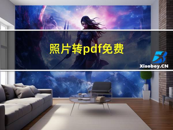 照片转pdf免费的相关图片