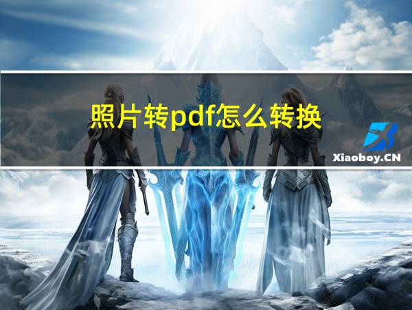 照片转pdf怎么转换的相关图片