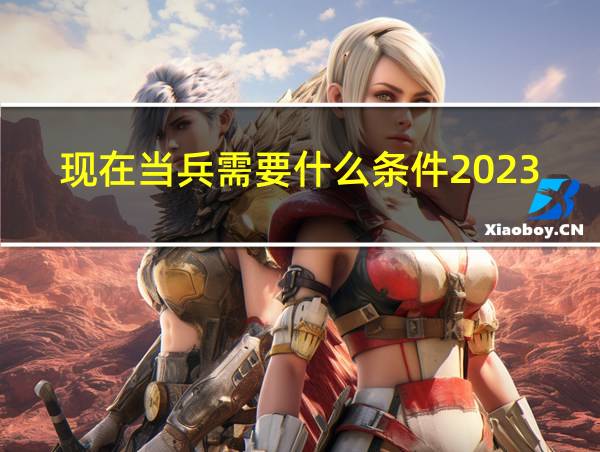 现在当兵需要什么条件2023年的相关图片