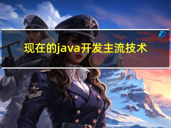 现在的java开发主流技术的相关图片