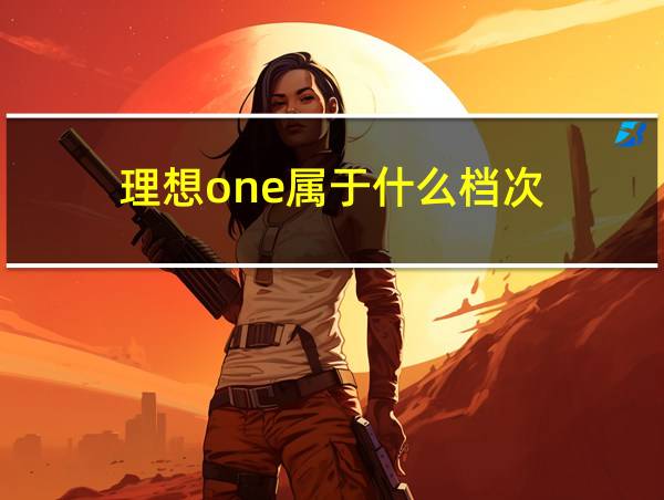 理想one属于什么档次的相关图片