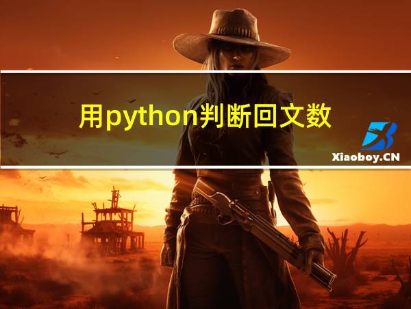 用python判断回文数的相关图片