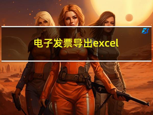 电子发票导出excel的相关图片