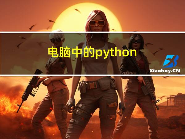 电脑中的python的相关图片