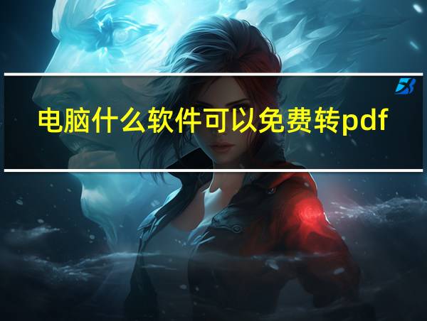 电脑什么软件可以免费转pdf的相关图片