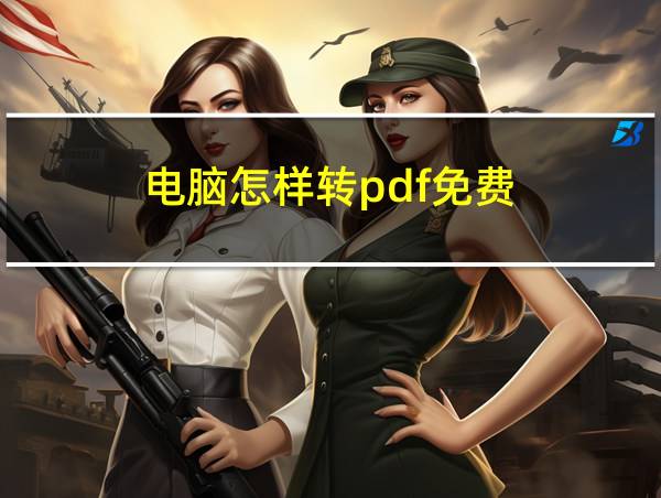 电脑怎样转pdf免费的相关图片