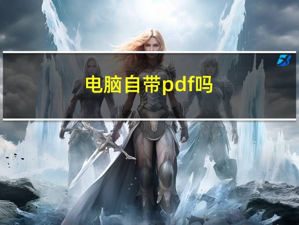 电脑自带pdf吗?的相关图片