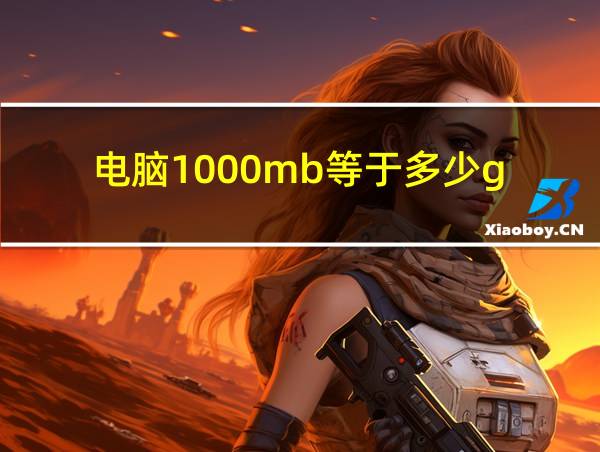 电脑1000mb等于多少g的相关图片