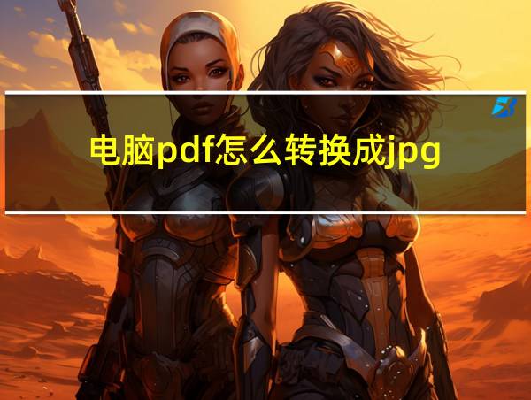 电脑pdf怎么转换成jpg的相关图片