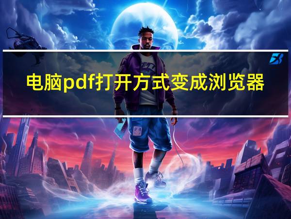 电脑pdf打开方式变成浏览器了的相关图片