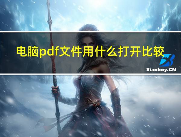 电脑pdf文件用什么打开比较好的相关图片