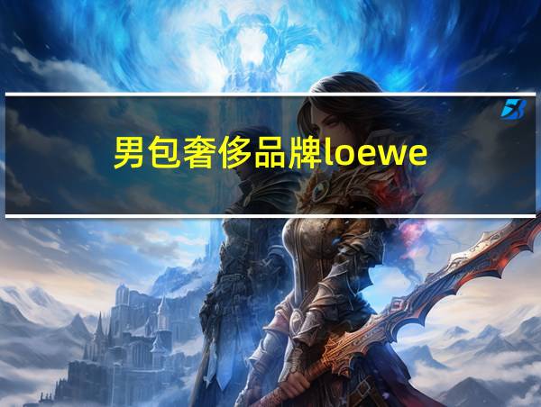 男包奢侈品牌loewe的相关图片