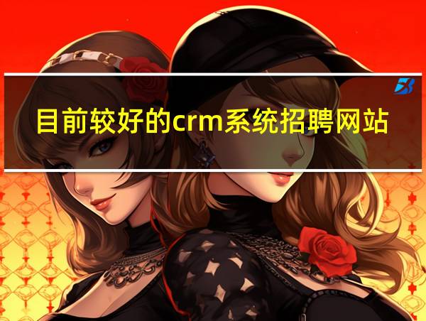 目前较好的crm系统招聘网站的相关图片