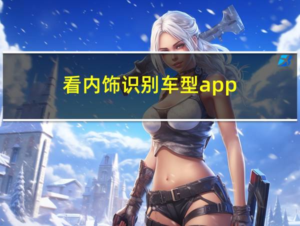 看内饰识别车型app的相关图片