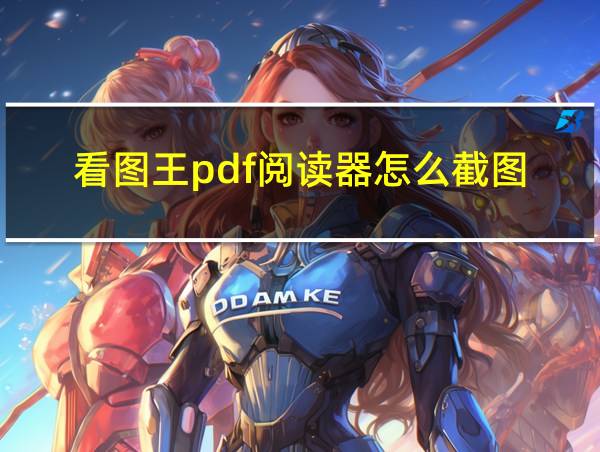 看图王pdf阅读器怎么截图的相关图片