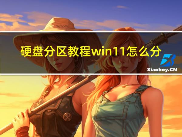 硬盘分区教程win11怎么分为4个区的相关图片