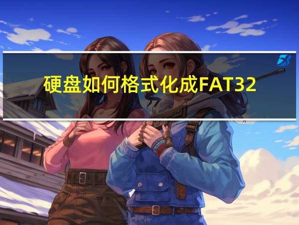 硬盘如何格式化成FAT32的相关图片