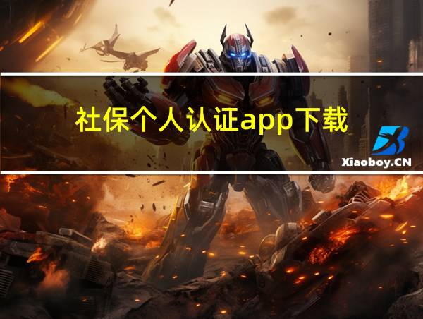 社保个人认证app下载的相关图片