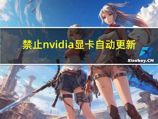 禁止nvidia显卡自动更新驱动的相关图片