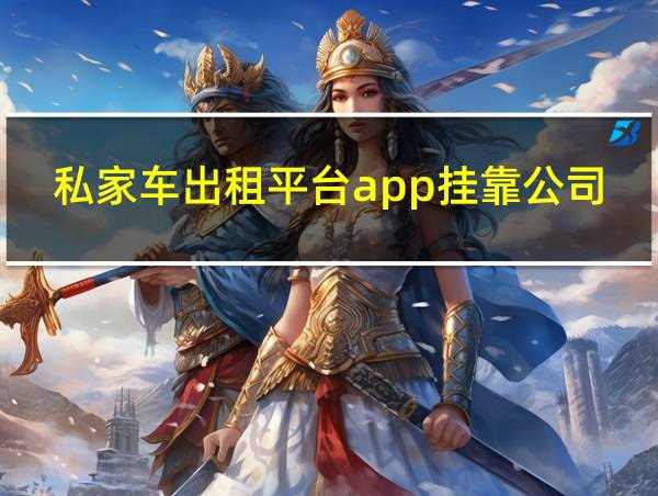 私家车出租平台app挂靠公司的相关图片