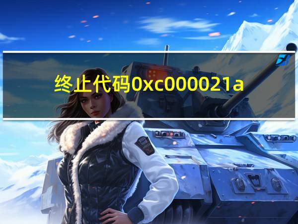 终止代码0xc000021a的相关图片