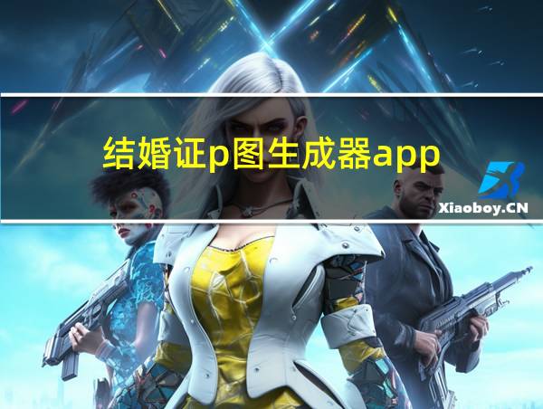 结婚证p图生成器app的相关图片